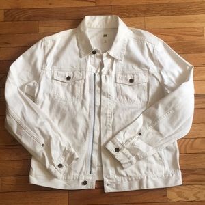WHITE DENIM JACKET